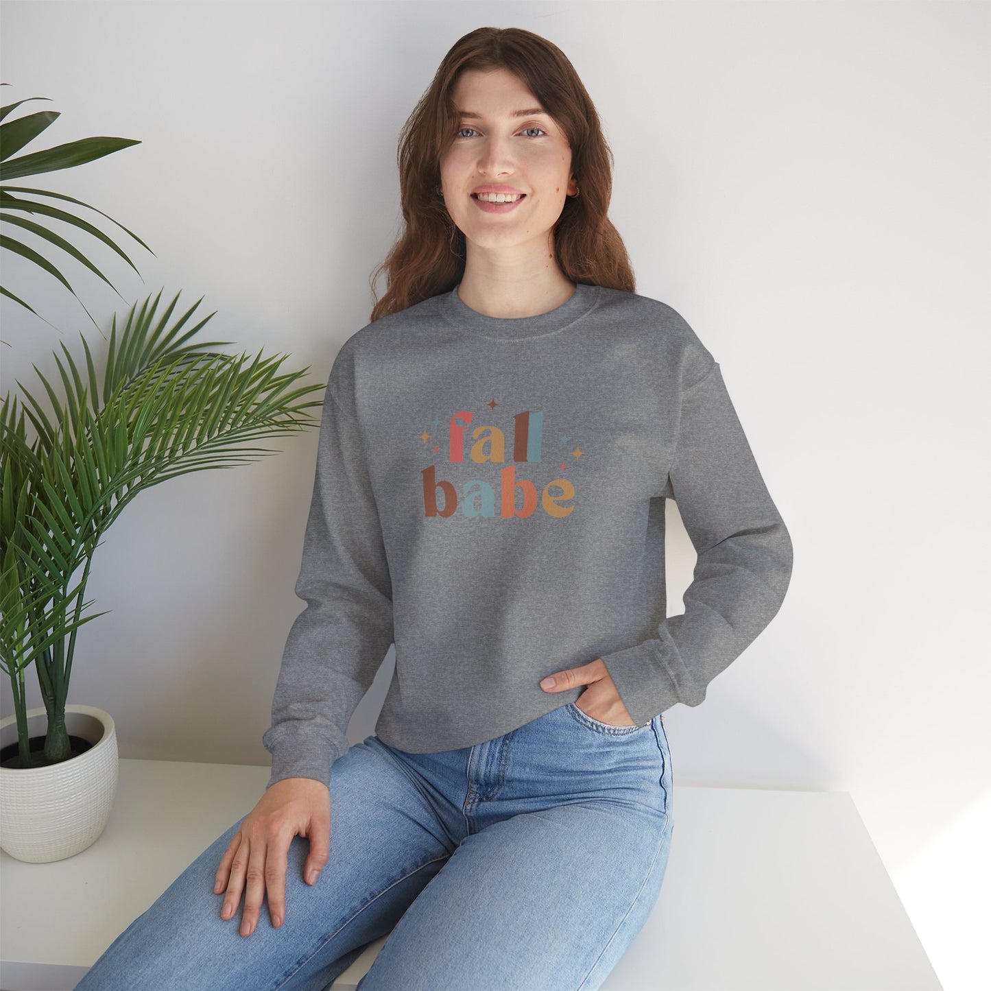 Fall Babe Cozy Crewneck Sweatshirt