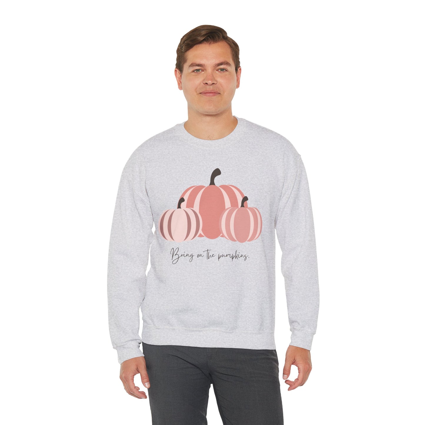 Bring On The Pumpkins Cozy Crewneck Sweatshirt