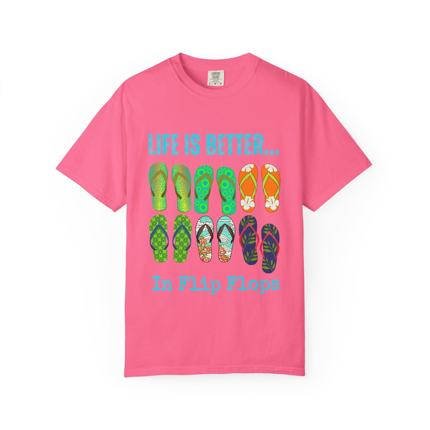 Life Is Better...In Flip Flops Unisex Graphic T-shirt