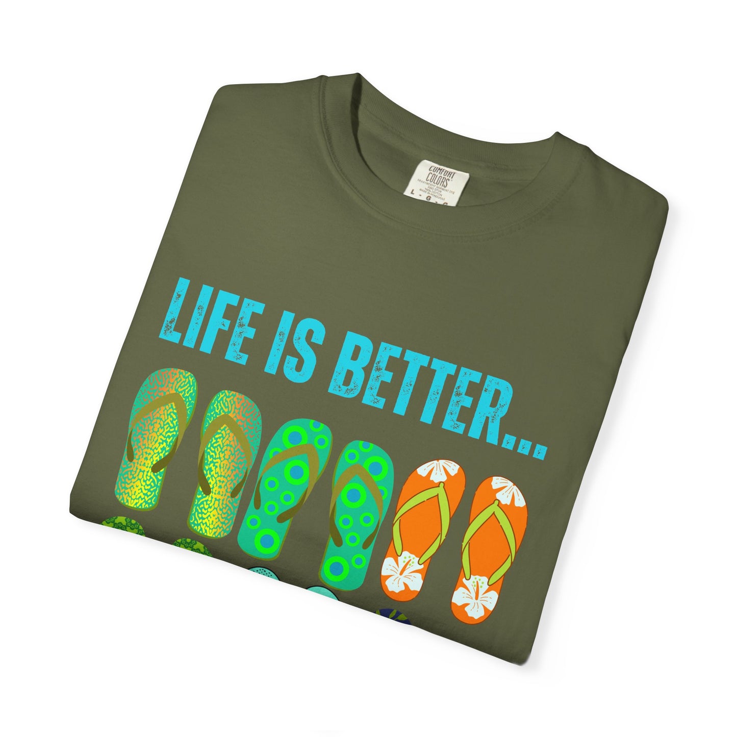 Life Is Better...In Flip Flops Unisex Graphic T-shirt