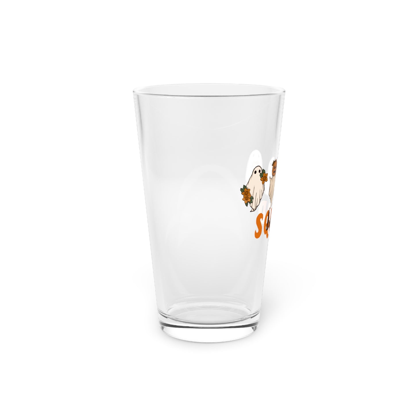Boos Squad Halloween 16oz Pint Glass