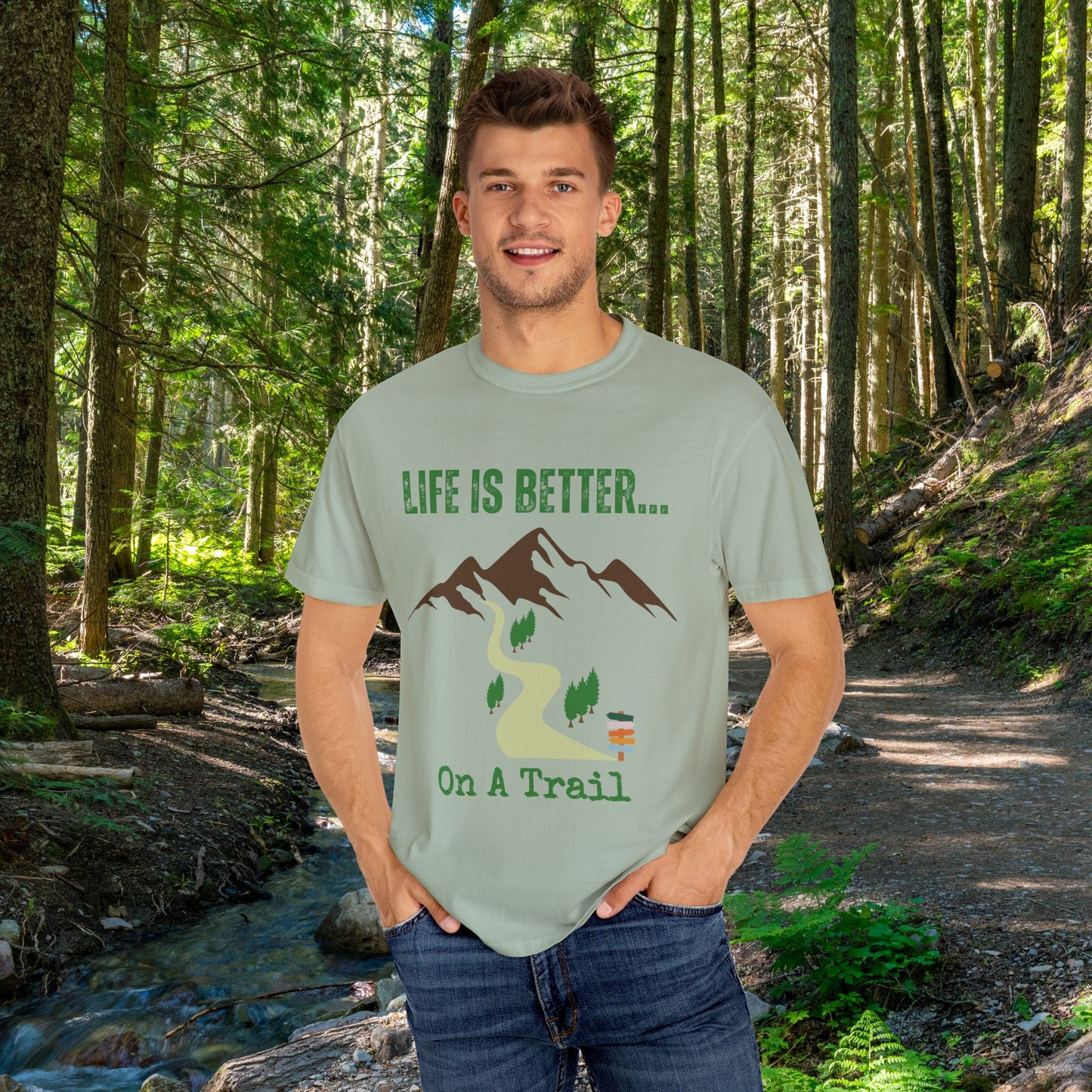 Life Is Better...On A Trail Unisex Graphic T-shirt