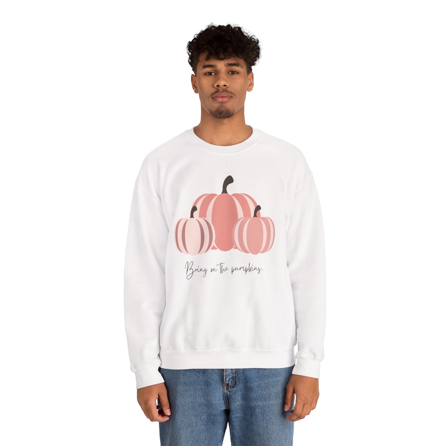 Bring On The Pumpkins Cozy Crewneck Sweatshirt