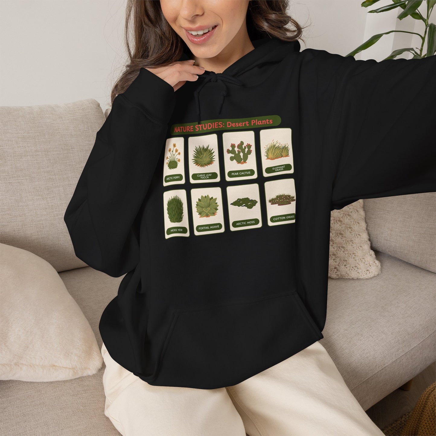 Nature Studies: Desert Plants Hoodie