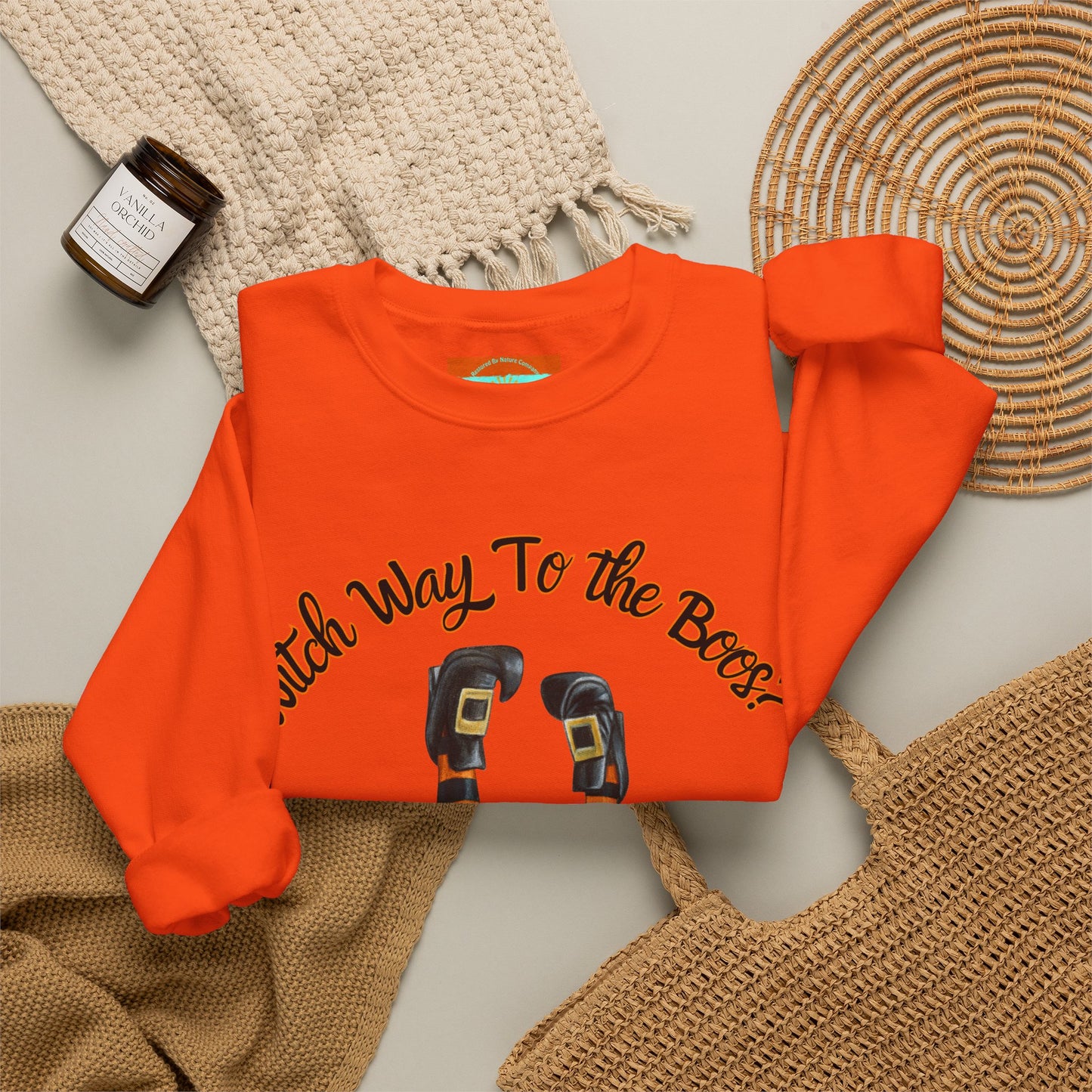 Witch Way To The Boos? Crewneck Sweatshirt