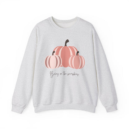 Bring On The Pumpkins Cozy Crewneck Sweatshirt