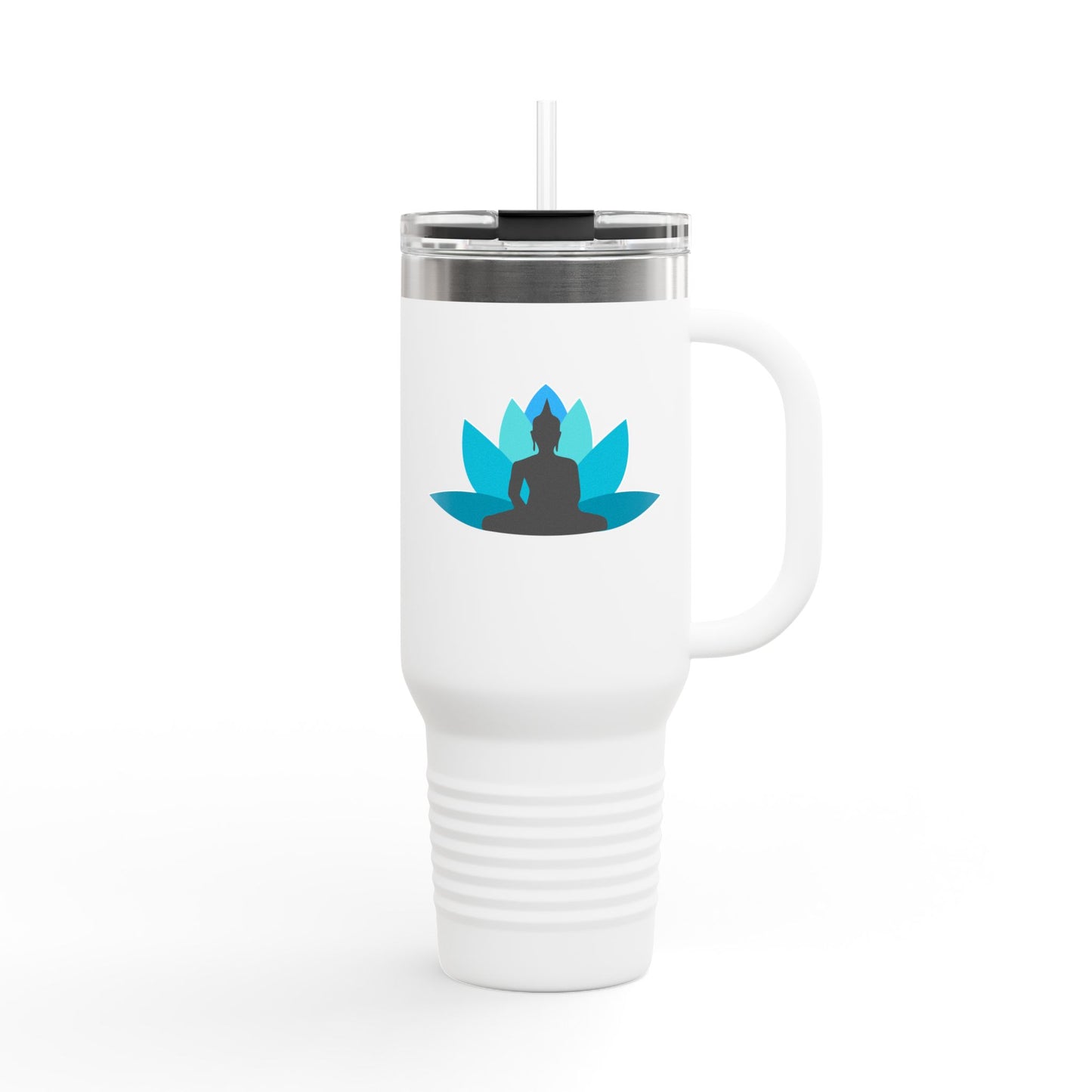 Buddha Lotus 40 oz Insulated Travel Tumbler | Tranquil | Meditation & Yoga Drinkware