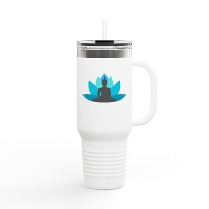 Buddha Lotus 40 oz Insulated Travel Tumbler | Tranquil | Meditation & Yoga Drinkware