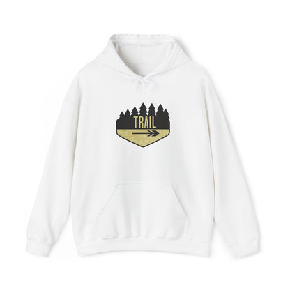 Wooden Hiking Trail Sign Hoodie
