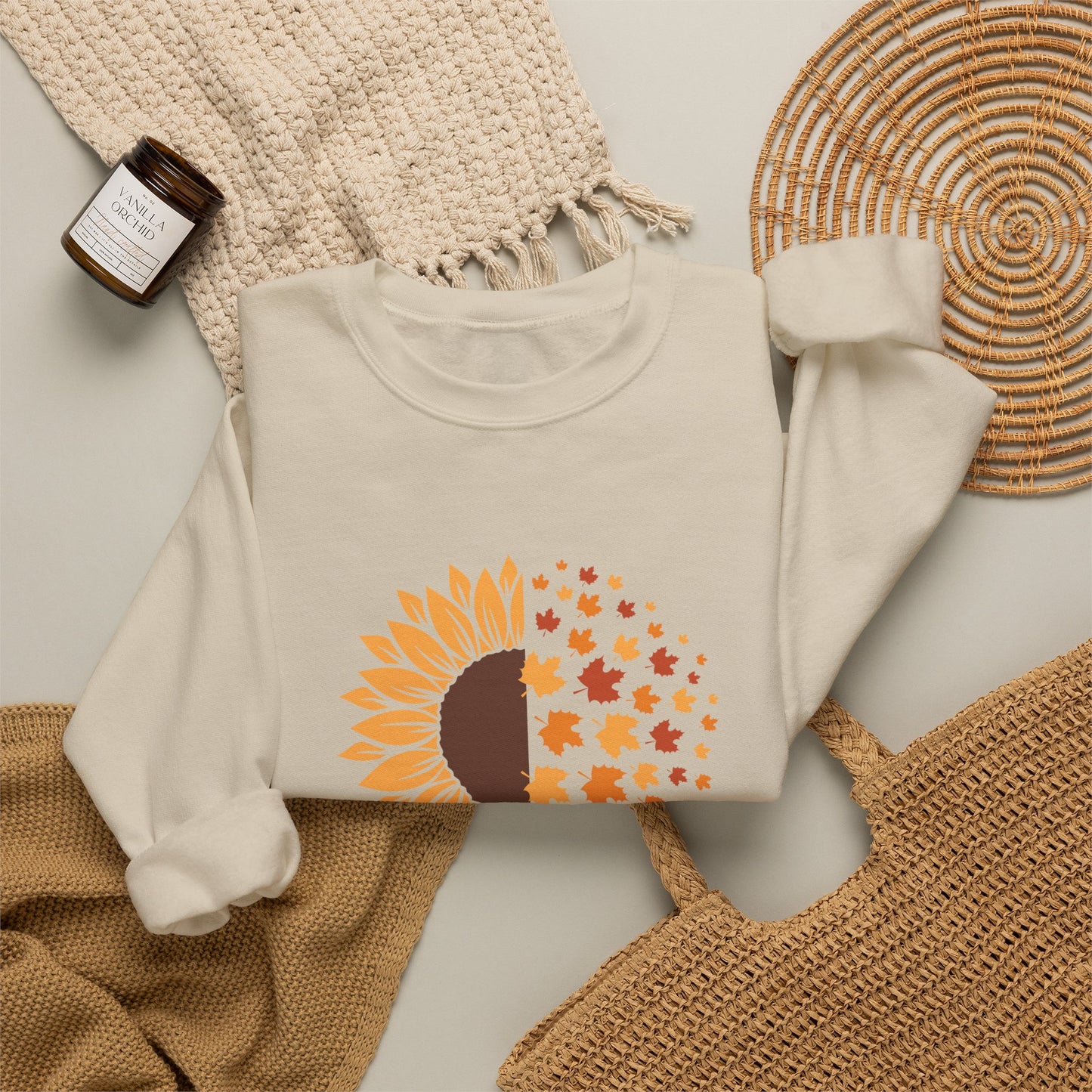 #FallVibes Unisex Heavy Blend Crewneck Sweatshirt