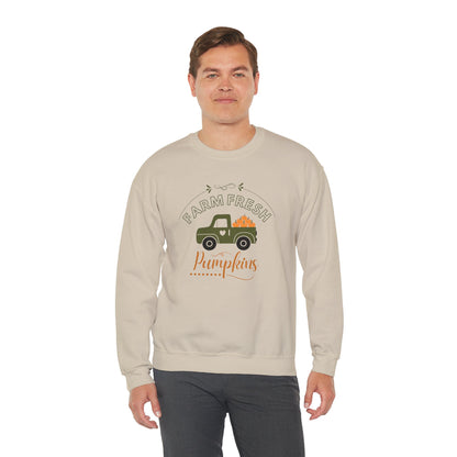 Farm Fresh Pumpkins Vintage Truck Crewneck