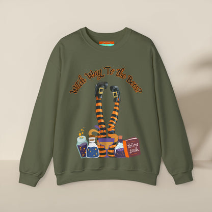 Witch Way To The Boos? Crewneck Sweatshirt
