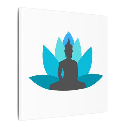 Buddha Lotus Canvas Print | Tranquil | Meditation & Yoga Wall Art