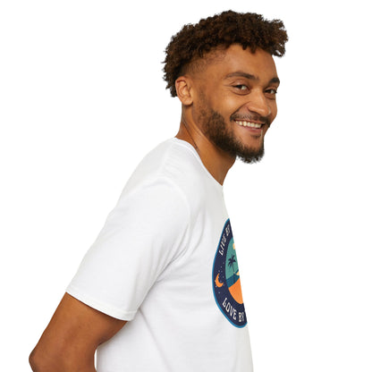 Live By The Sea Love By The Moon | Unisex Soft-style T-Shirt