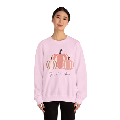 Bring On The Pumpkins Cozy Crewneck Sweatshirt