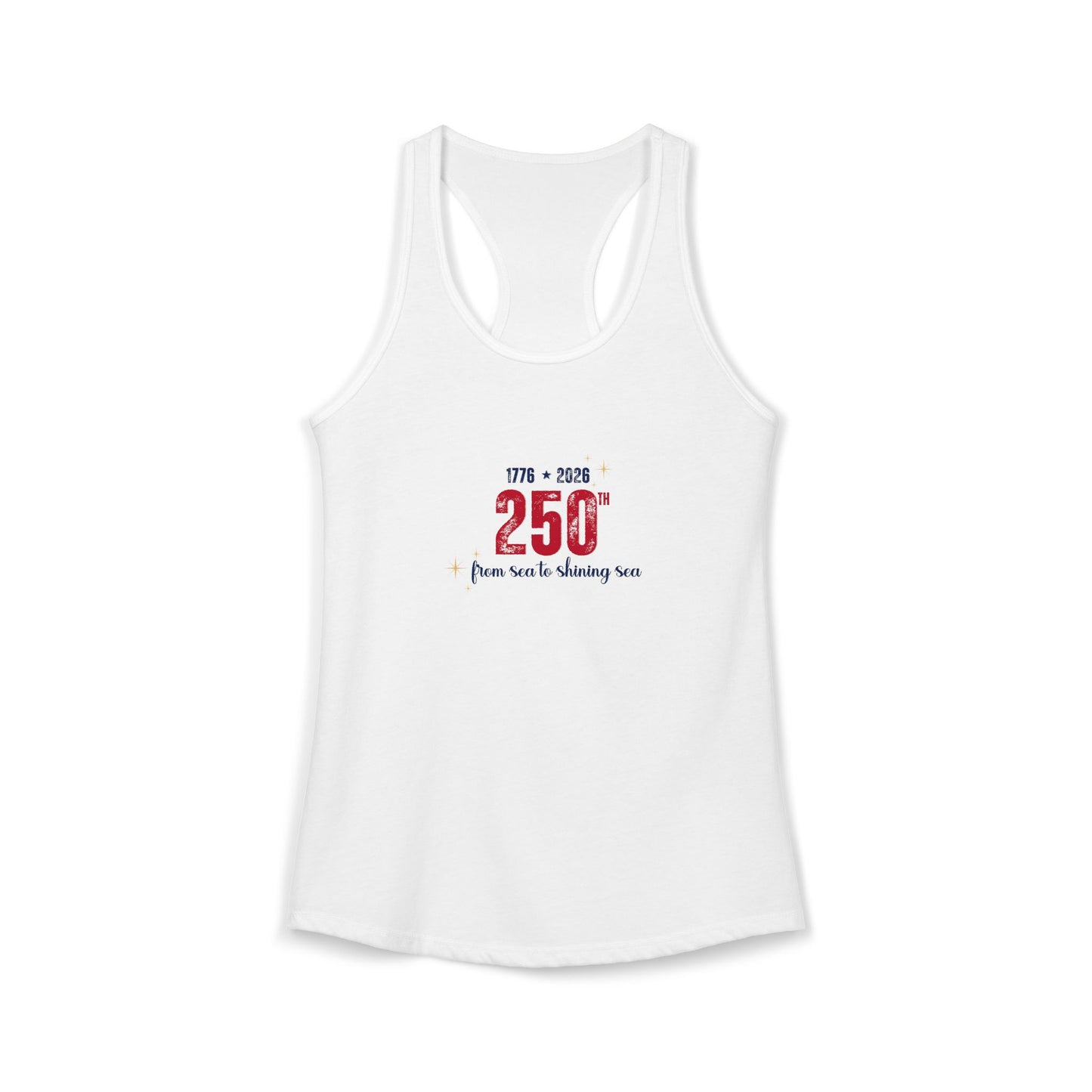 250th Anniversary Tank Top — "From Sea to Shining Sea" — 1776 2026 Patriotic Celebration Tank
