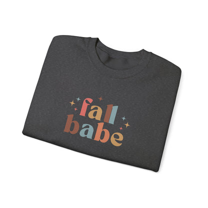 Fall Babe Cozy Crewneck Sweatshirt