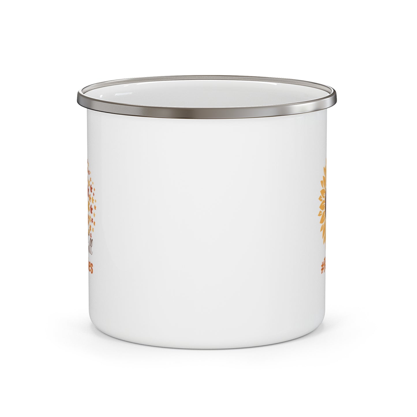 #FallVibes Enamel Camping Mug