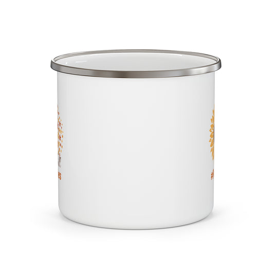#FallVibes Enamel Camping Mug