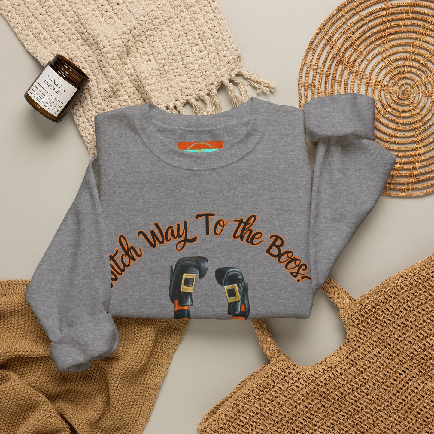 Witch Way To The Boos? Crewneck Sweatshirt