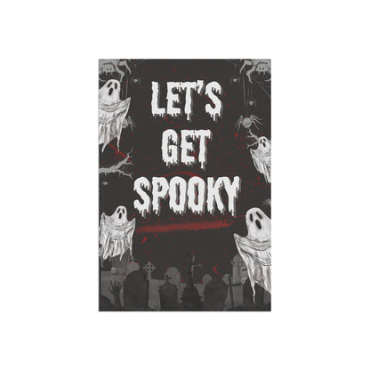 Let's Get Spooky Ghosts Garden & House Banner