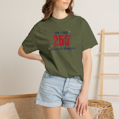 250th Anniversary Tee — "From Sea to Shining Sea" 1776-2026 Celebration T-Shirt