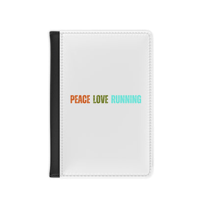 Peace Love Running Passport Cover