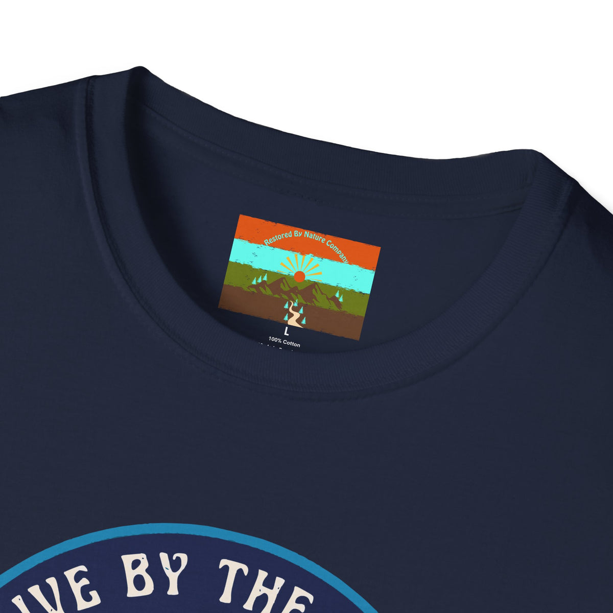 Live By The Sea Love By The Moon | Unisex Soft-style T-Shirt