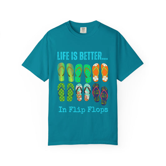 Life Is Better...In Flip Flops Unisex Graphic T-shirt