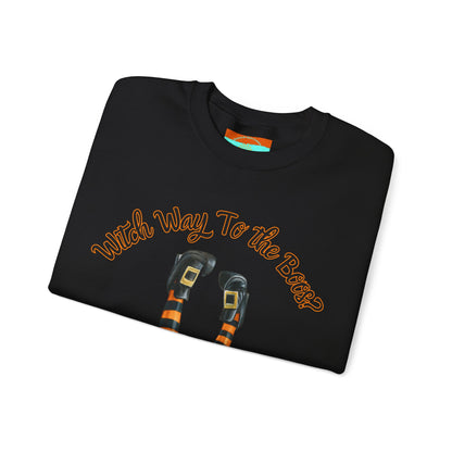 Witch Way To The Boos? Crewneck Sweatshirt