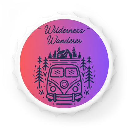Wilderness Wanderer Bottle Opener Magnet