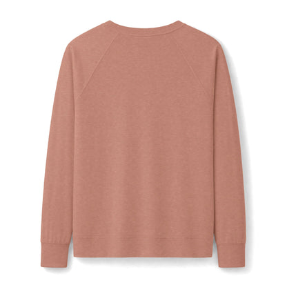 #FallVibes Retro Mushroom Patch Sweatshirt — Women's Cozy Autumn Crewneck
