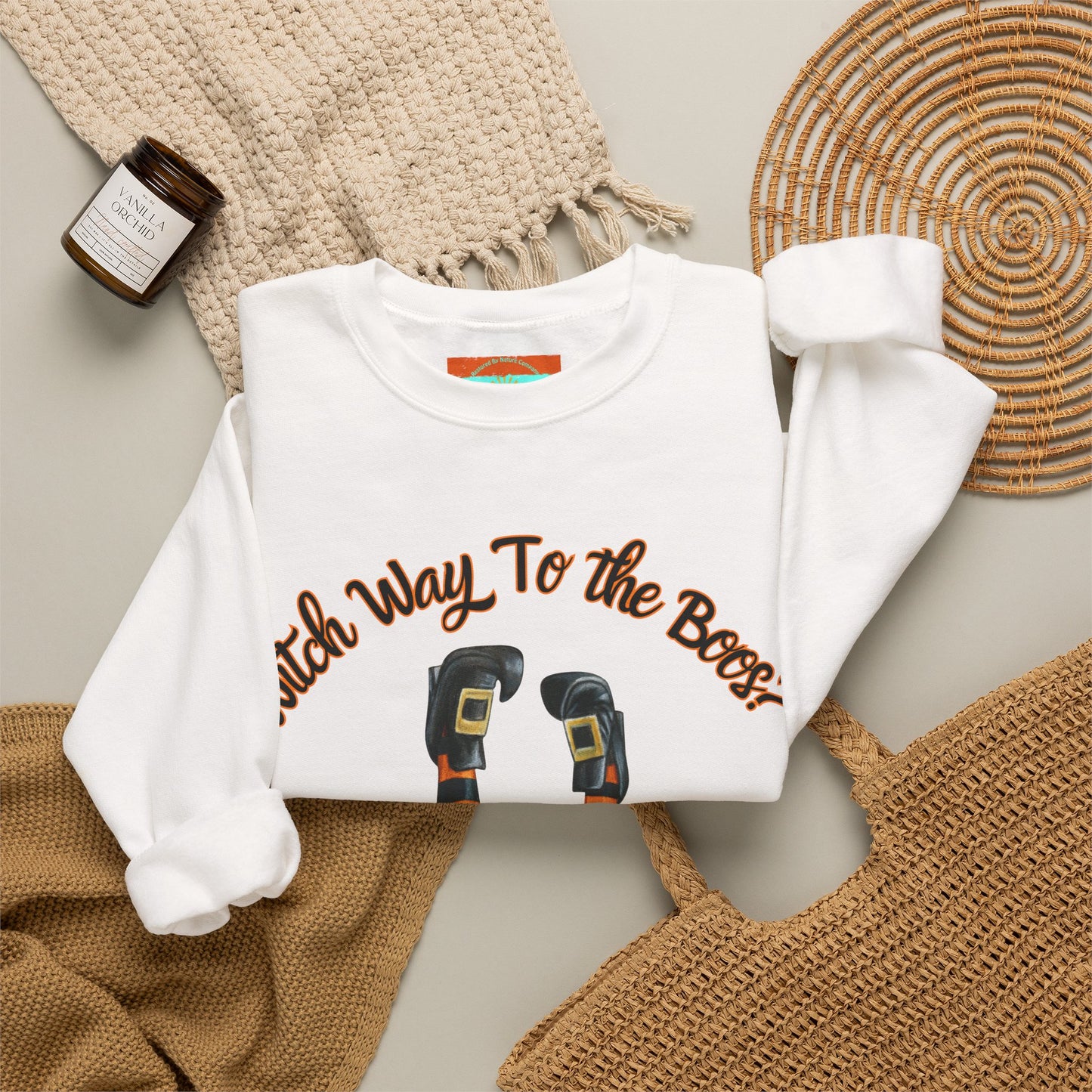 Witch Way To The Boos? Crewneck Sweatshirt