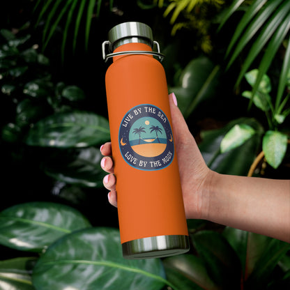 Live By The Sea Love By The Moon | 22oz Copper Insulated Bottle