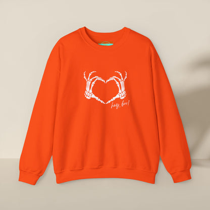 Hey Boo! Skeleton Hands Crewneck Sweatshirt