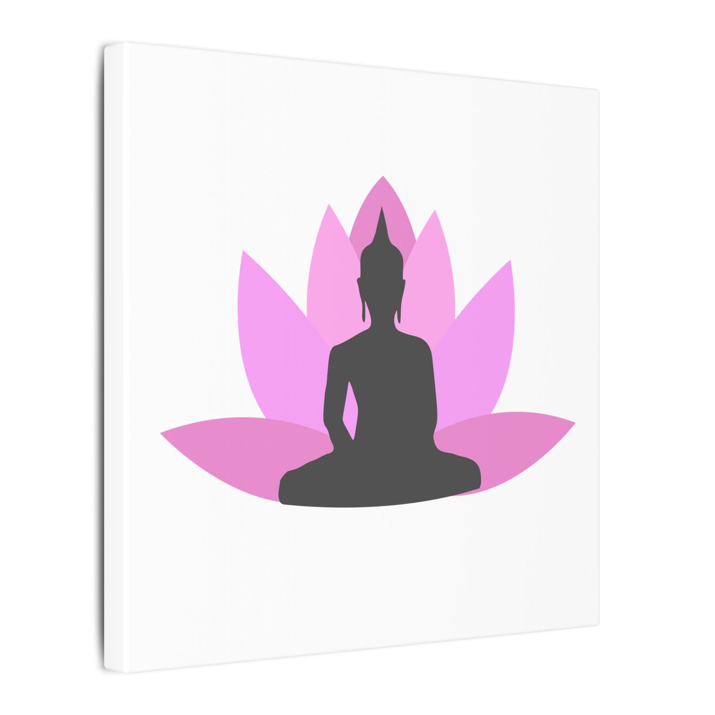 Buddha Lotus Canvas Print | Earth | Meditation & Yoga Wall Art