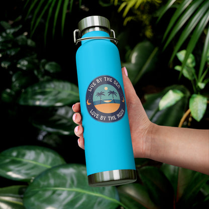 Live By The Sea Love By The Moon | 22oz Copper Insulated Bottle