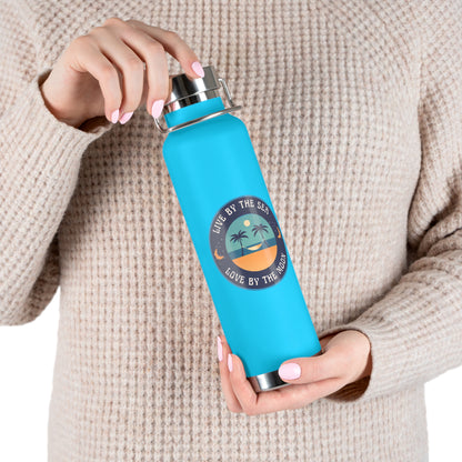 Live By The Sea Love By The Moon | 22oz Copper Insulated Bottle