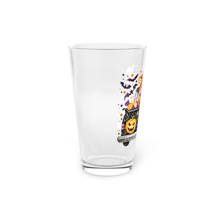Gnomes Happy Halloween 16oz Pint Glass