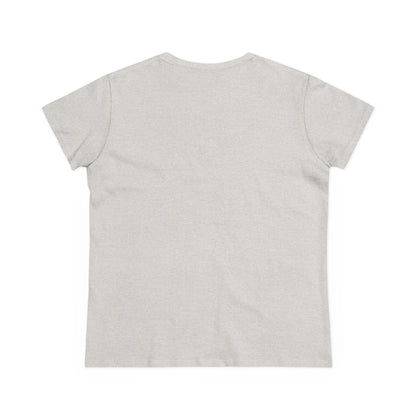 Buddha Lotus Women's Cotton Tee | Earth | Mindfulness & Yoga Apparel