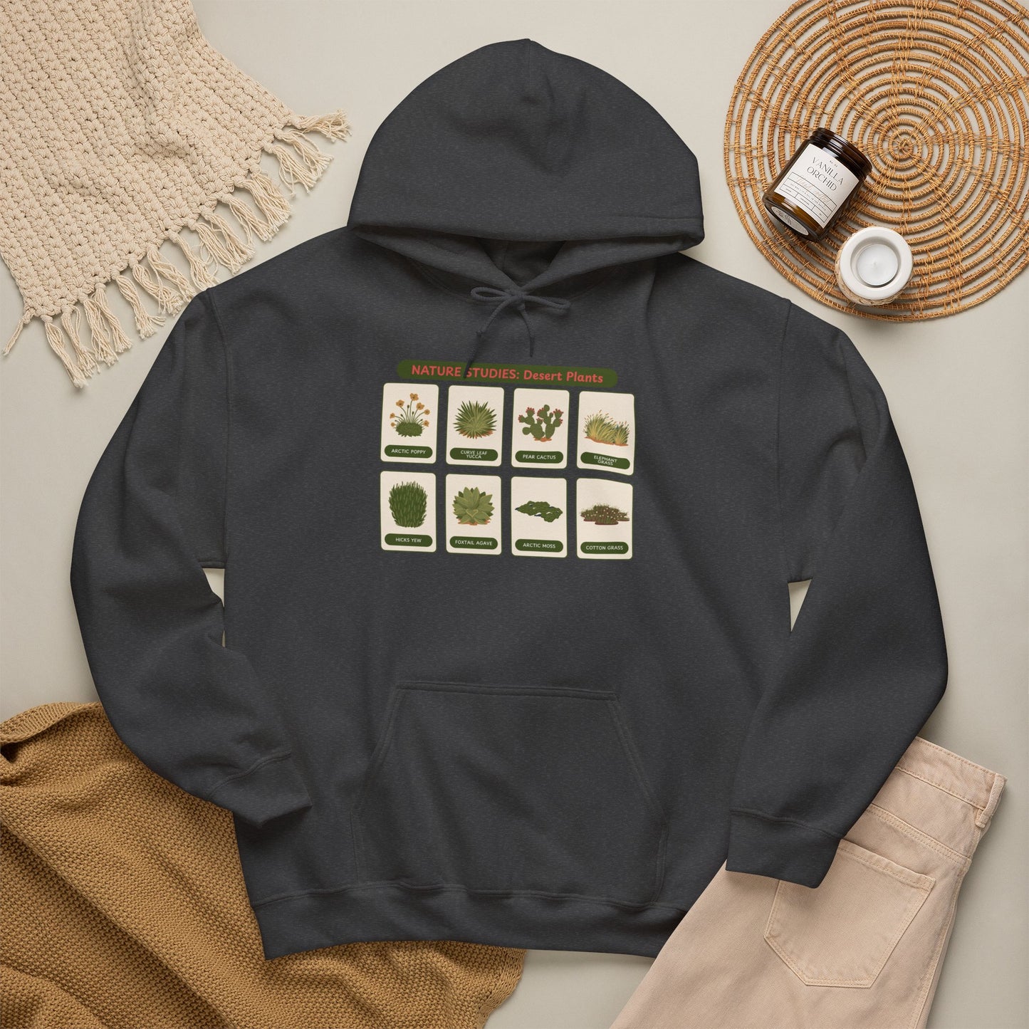 Nature Studies: Desert Plants Hoodie