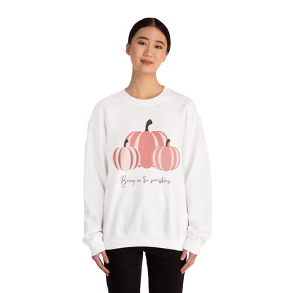 Bring On The Pumpkins Cozy Crewneck Sweatshirt