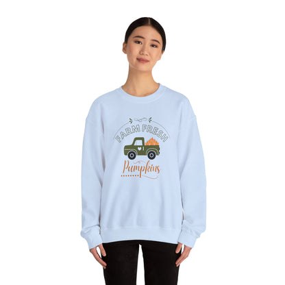 Farm Fresh Pumpkins Vintage Truck Crewneck