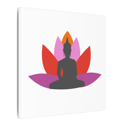 Buddha Lotus Canvas Print | Tropical | Meditation & Yoga Wall Art