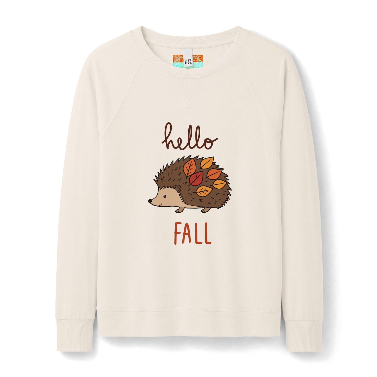 Hello Fall Hedgehog Sweatshirt — Women's Cozy Autumn Crewneck