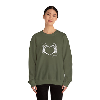 Hey Boo! Skeleton Hands Crewneck Sweatshirt