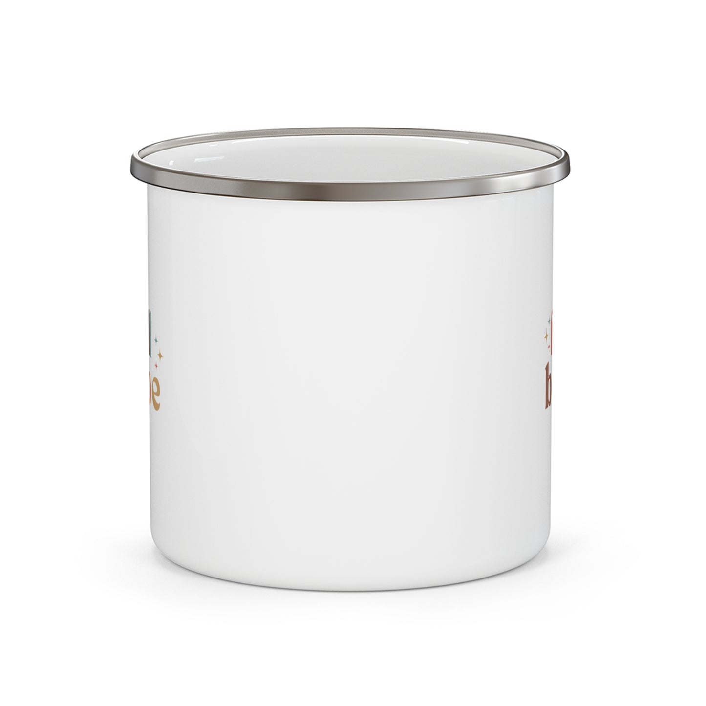 Fall Babe Enamel Camping Mug