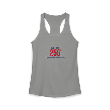 250th Anniversary Tank Top — "From Sea to Shining Sea" — 1776 2026 Patriotic Celebration Tank