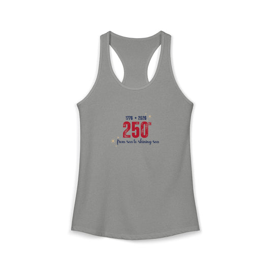 250th Anniversary Tank Top — "From Sea to Shining Sea" — 1776 2026 Patriotic Celebration Tank