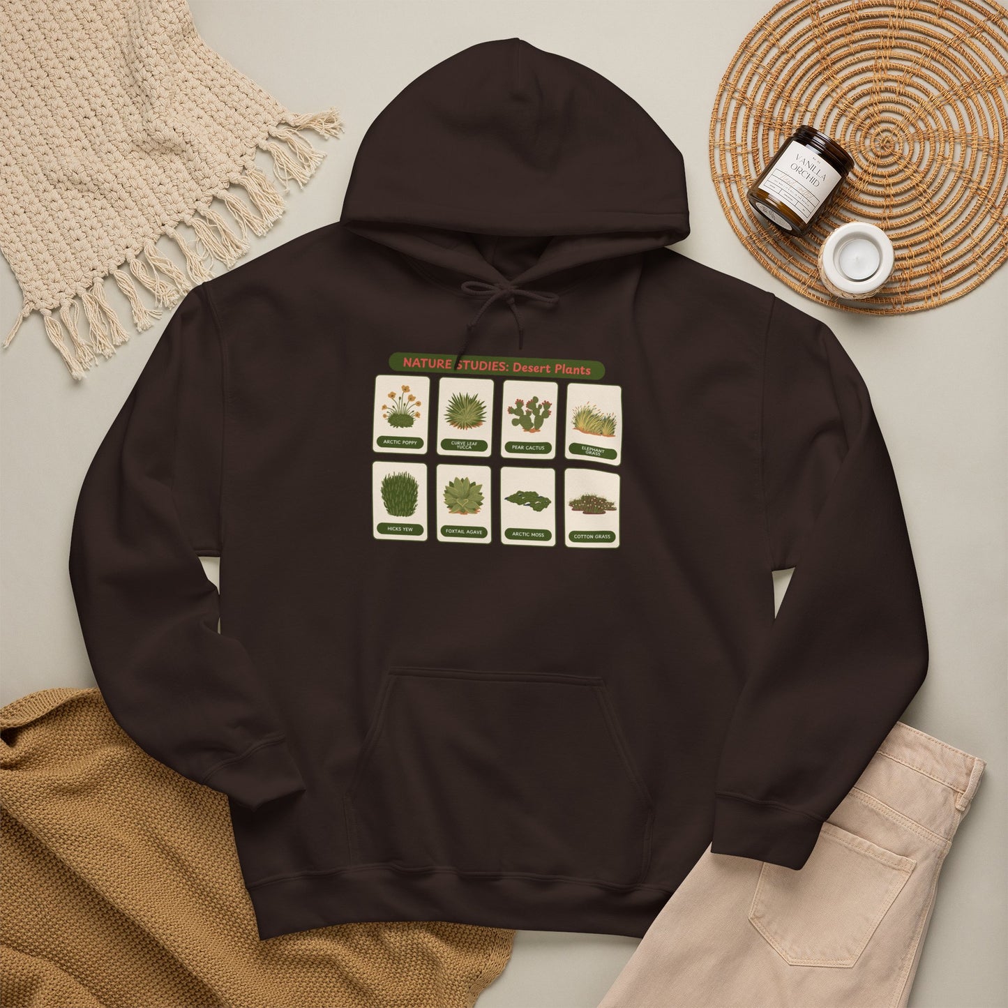 Nature Studies: Desert Plants Hoodie
